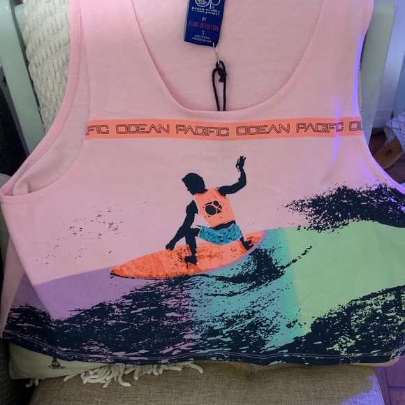 New Ocean pacific by icons of culture crop tee - Picture 3 of 5